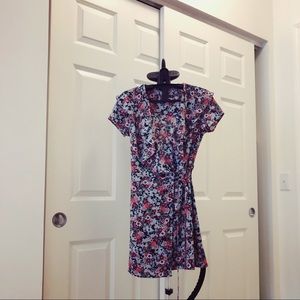 Topshop wrap mini dress